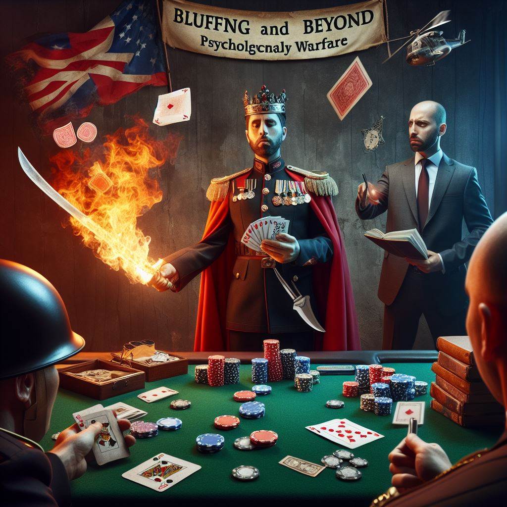 Bluffing and Beyond: Psychological Warfare in Casino Poker